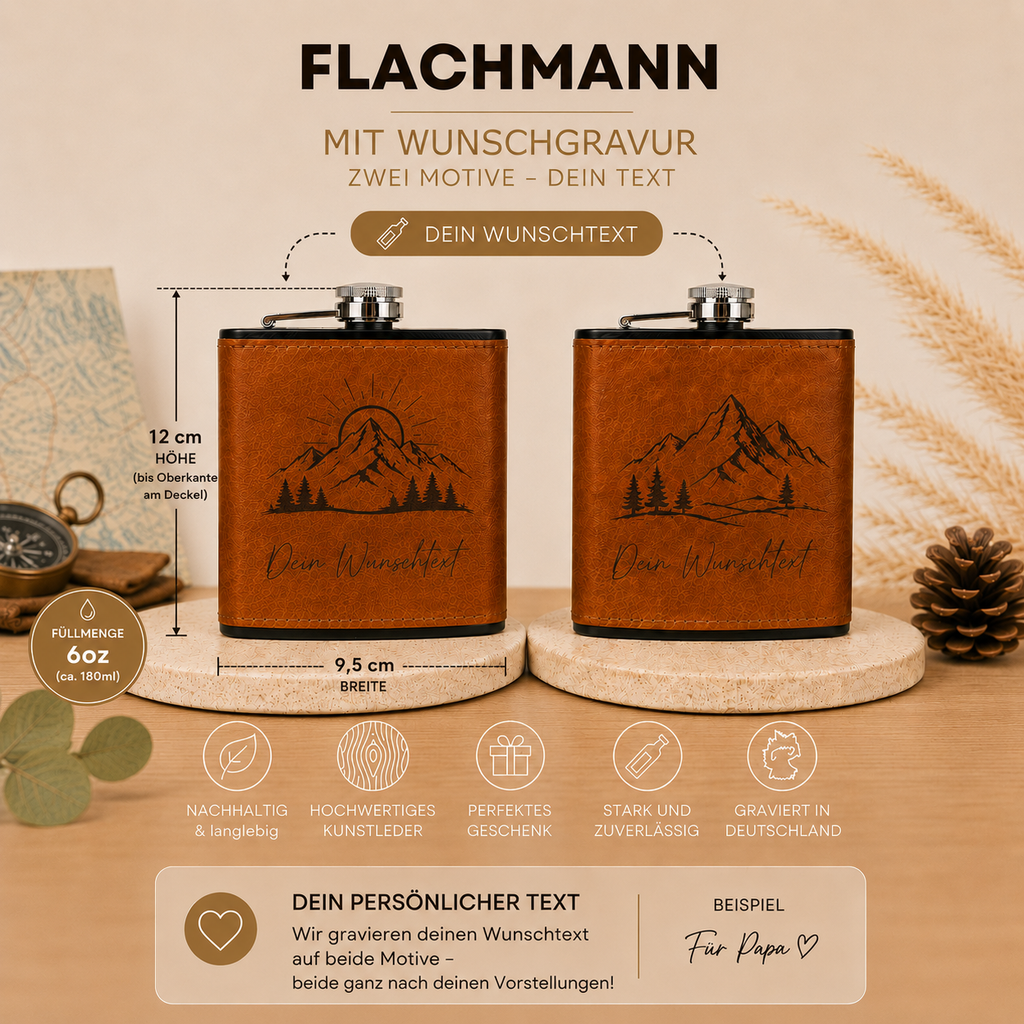 Flachmann personalisiert