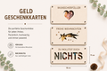 Geldgeschenkkarten