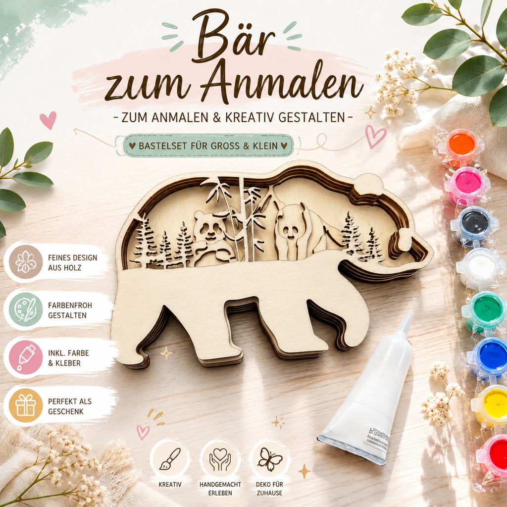 DIY Bastelset aus Holz