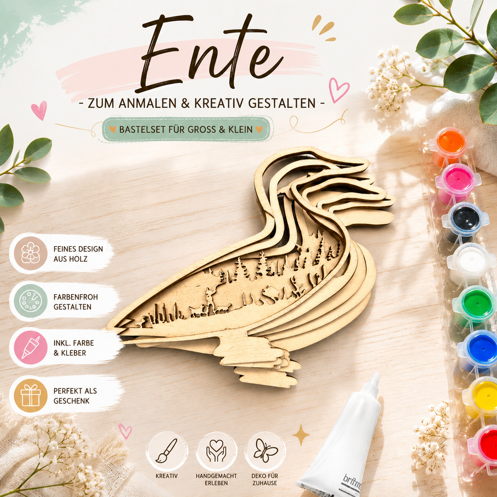 DIY Bastelset aus Holz